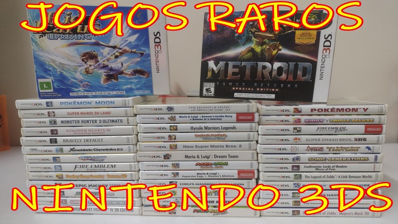 MEUS JOGOS DE NINTENDO 3DS (2020) (JOGOS RAROS!)