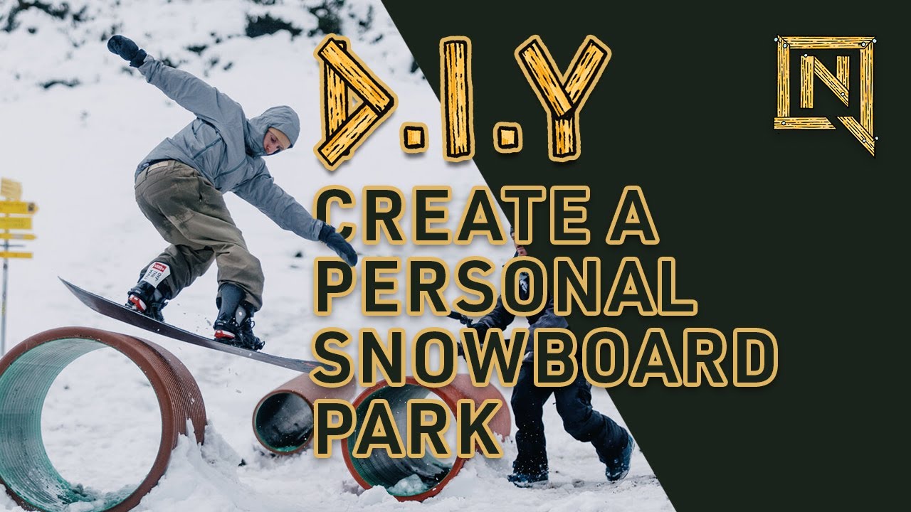 YOUR OWN PERSONAL SNOWBOARD PARK | DIY Parks with Benny Urban