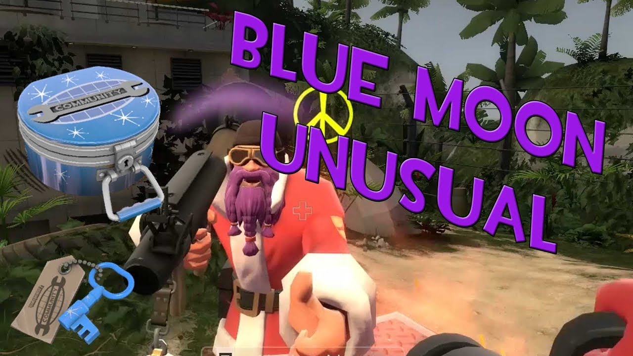 TF2- Blue Moon Case Unusual Unbox