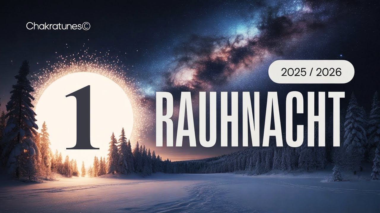 Rauhnacht 1: Die Reise beginnt - Urvertrauen & Ankommen ✨ Die Rauhn&auml;chte-Serie 2025/26