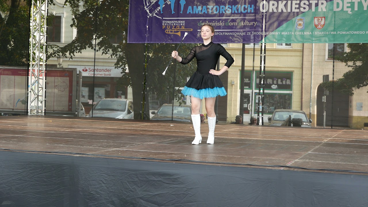 Mażoretki Bysławskie, solo Anna Nitka