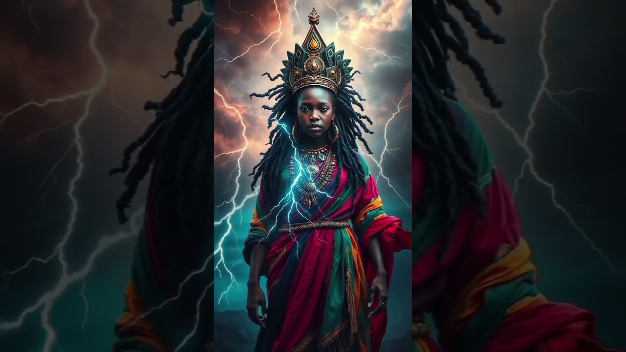 Oyá bailando en los vientos👑 