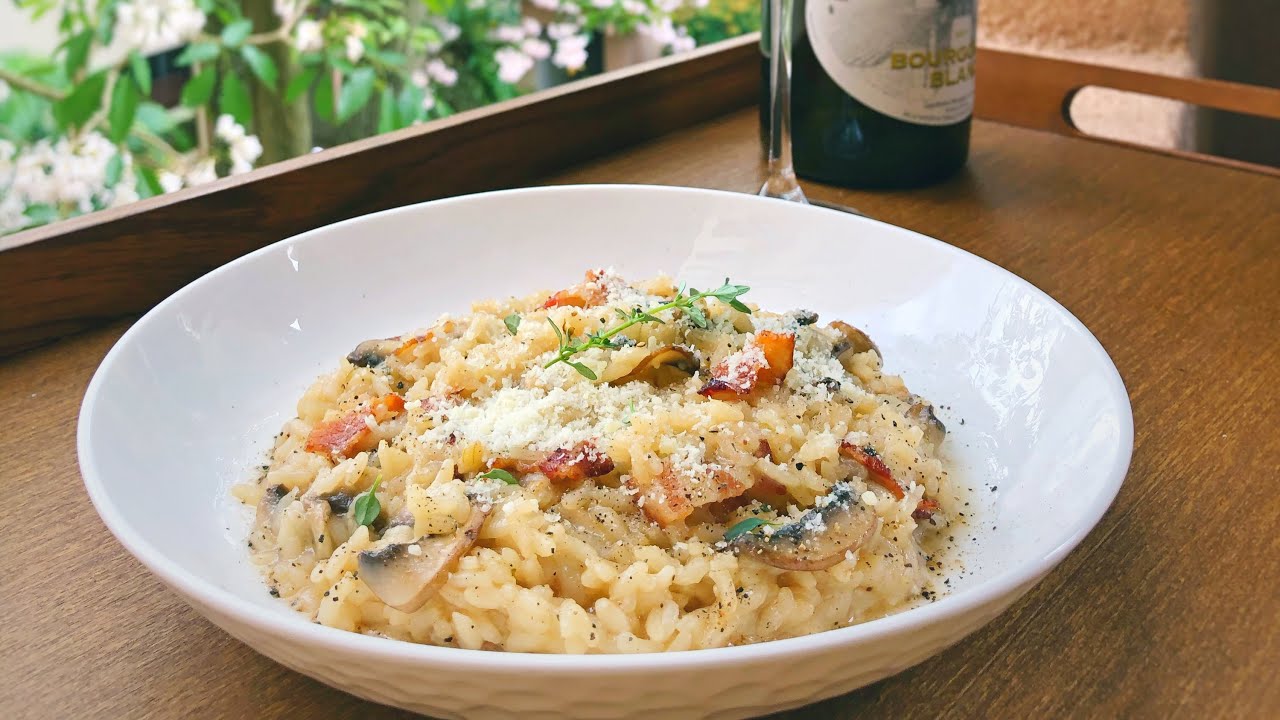 蘑菇意大利烩饭 Mushroom Risotto | Tasteful Palate