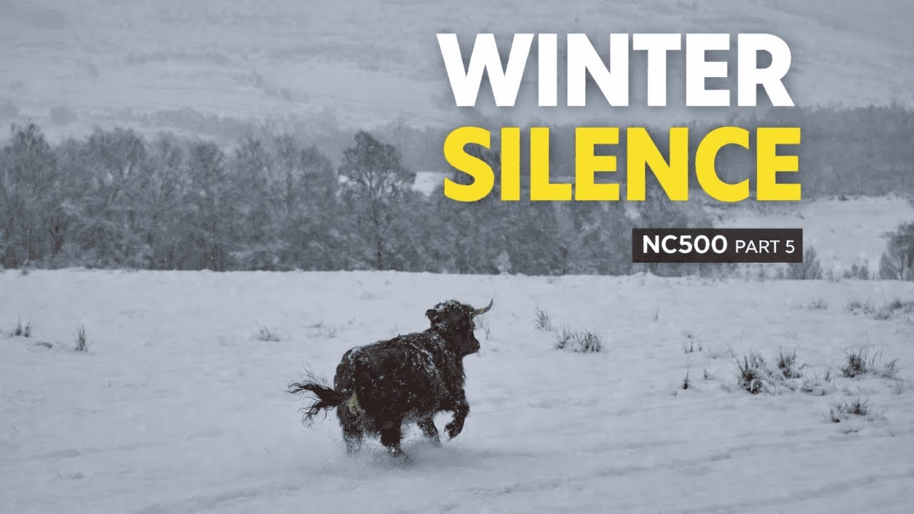 Deep Winter on the NC500. Snowy roads, Ben Nevis views and peaceful moments near Fort William.