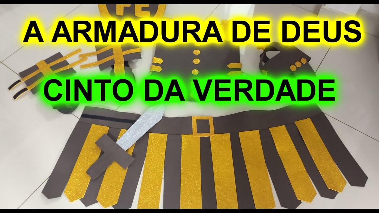 ARMADURA DE DEUS:  CINTO DA VERDADE