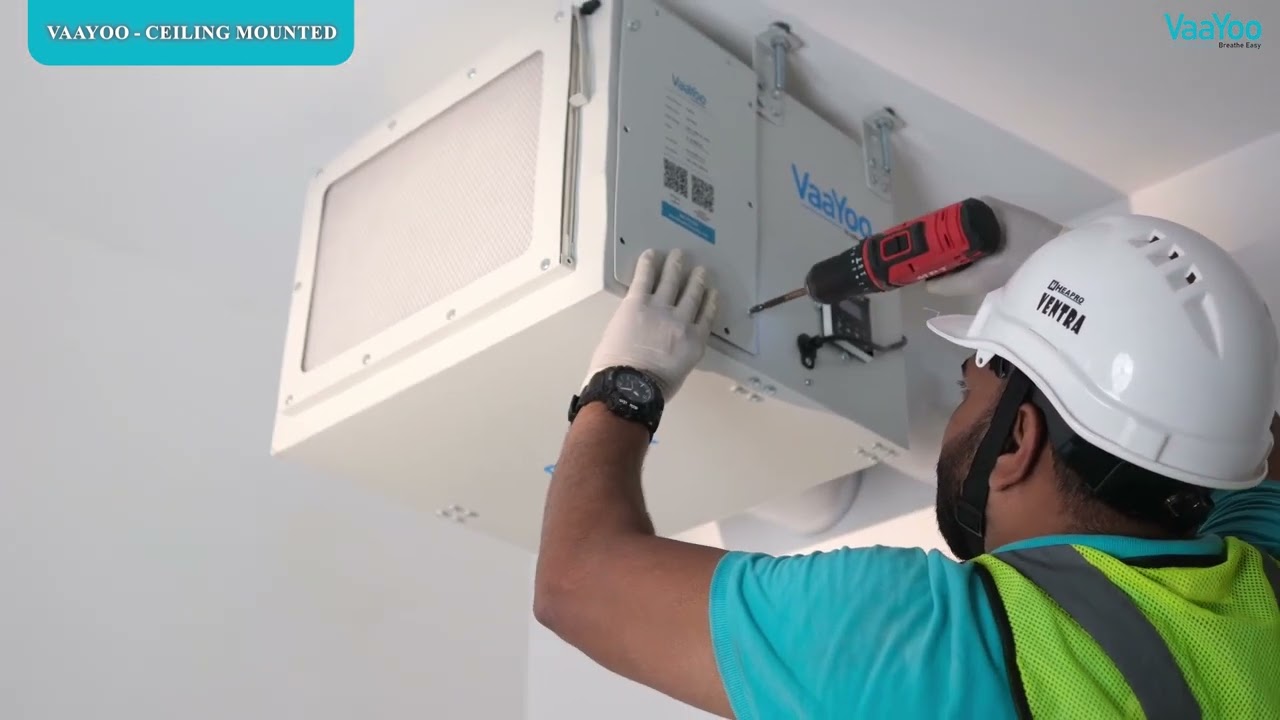 VaaYoo - Installation of Ceiling-mounted Unit
