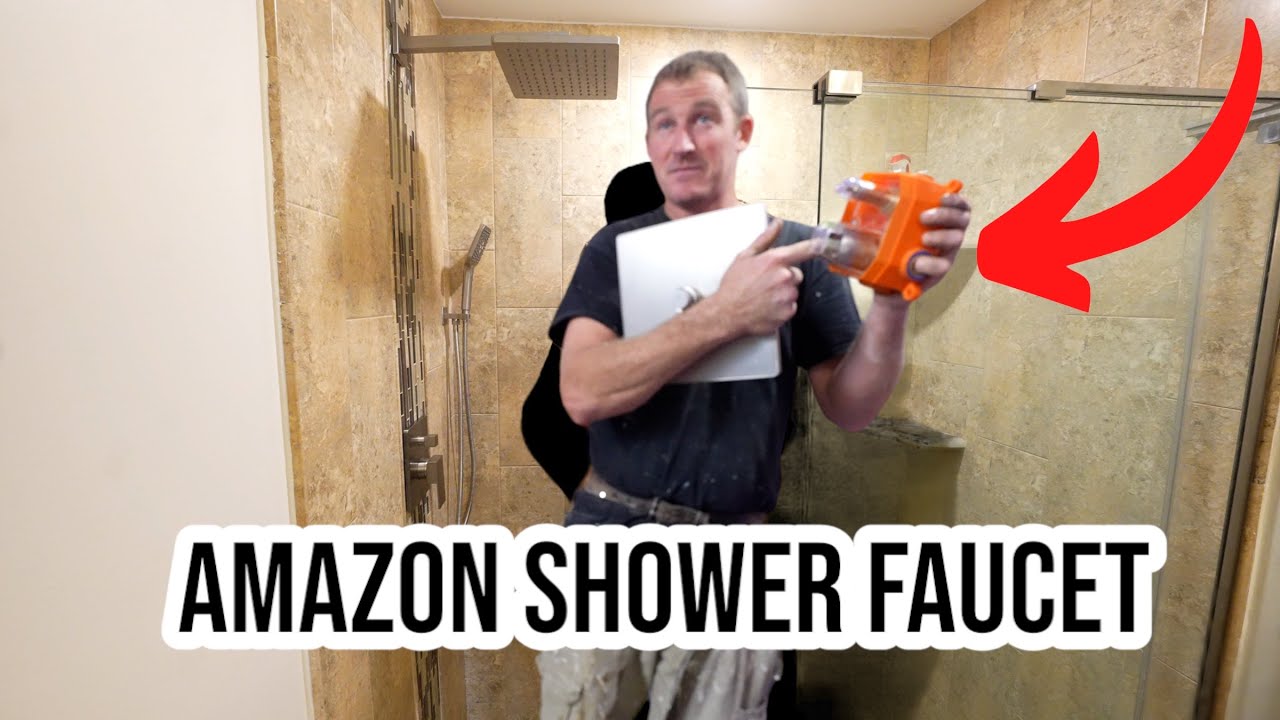 Amazon Shower Faucet Installation  | PLAN LEARN BUILD