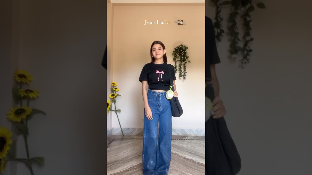 Meesho jeans haul ✨💗 affordable jeans 🎀 ( check community post for all the links 