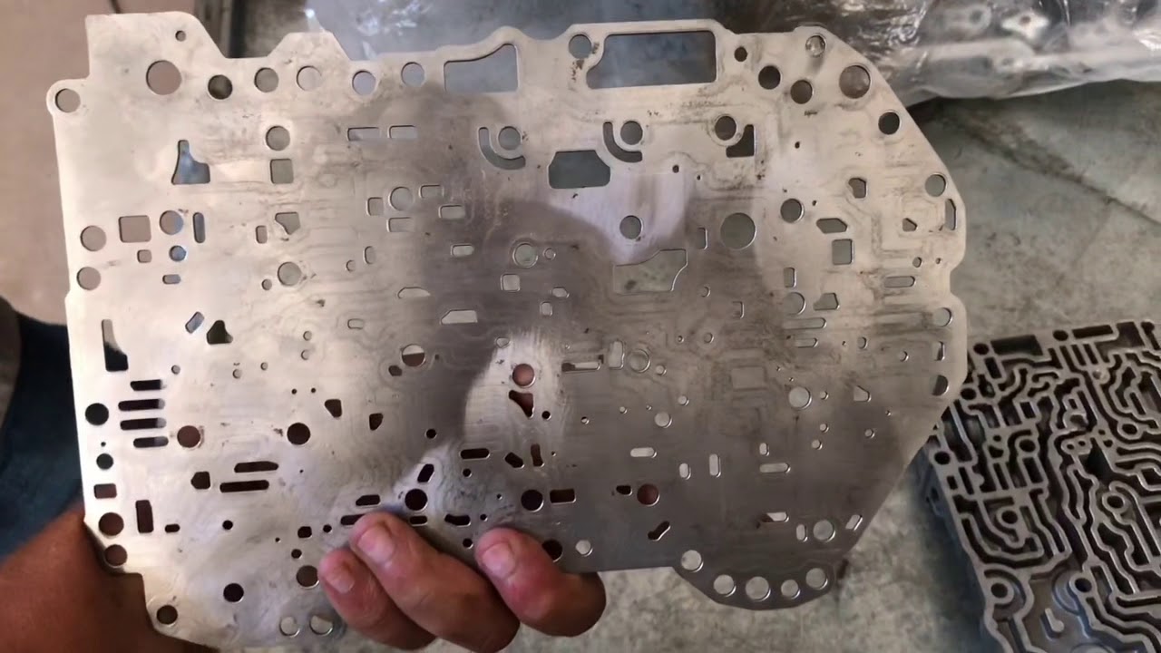 Finalizando corpo de válvulas do câmbio automático vw bora 09g