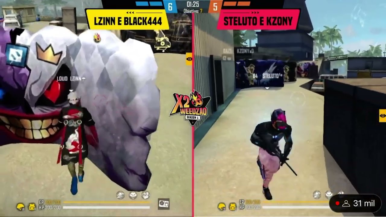 X2 DO WEEDZAO - BLACK444 e LZINN X STELUTO E KZONY - &Uacute;LTIMO ROUND