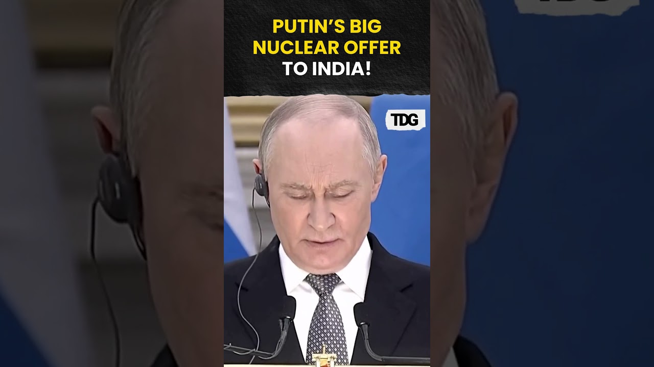 #watch | Путин предложил Индии технологию малого ядерного реактора во время двухдневного государс...