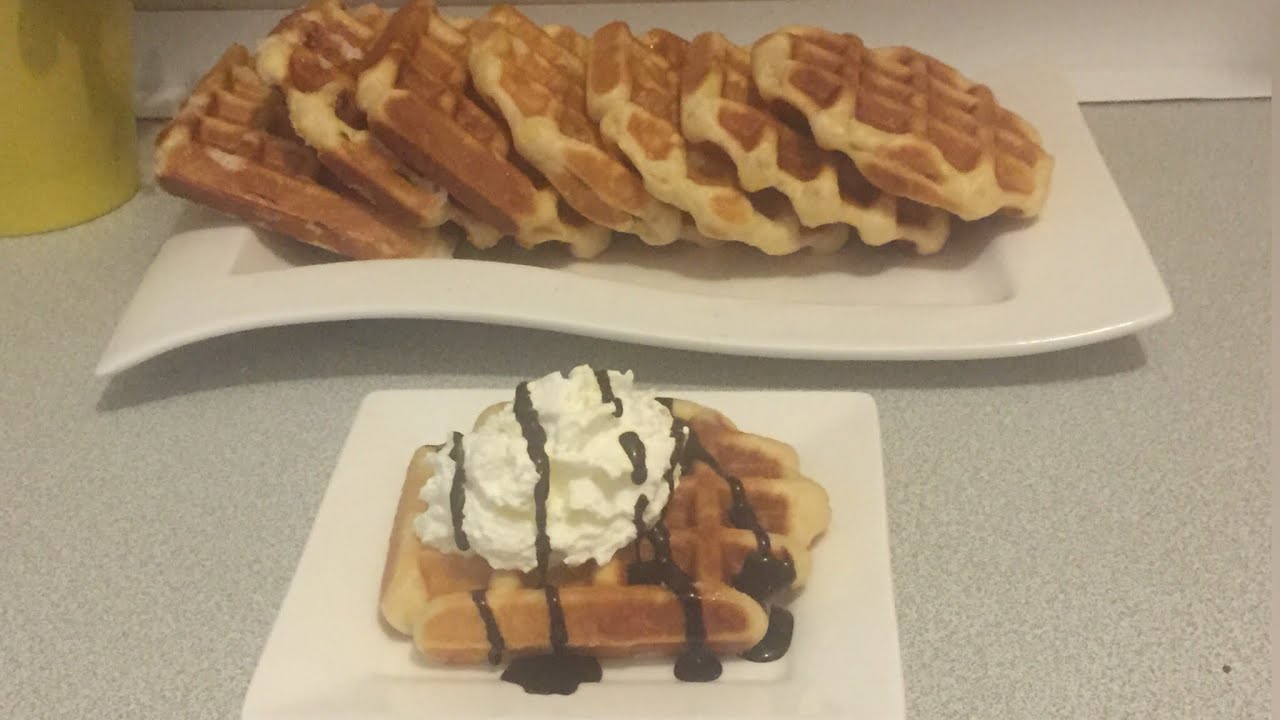 الكوفر البلجيكي بالطريقة الأصلية  مثل المحلات سهل و مقرمش و بمذاق لا يقاوم/Gaufre de Liége