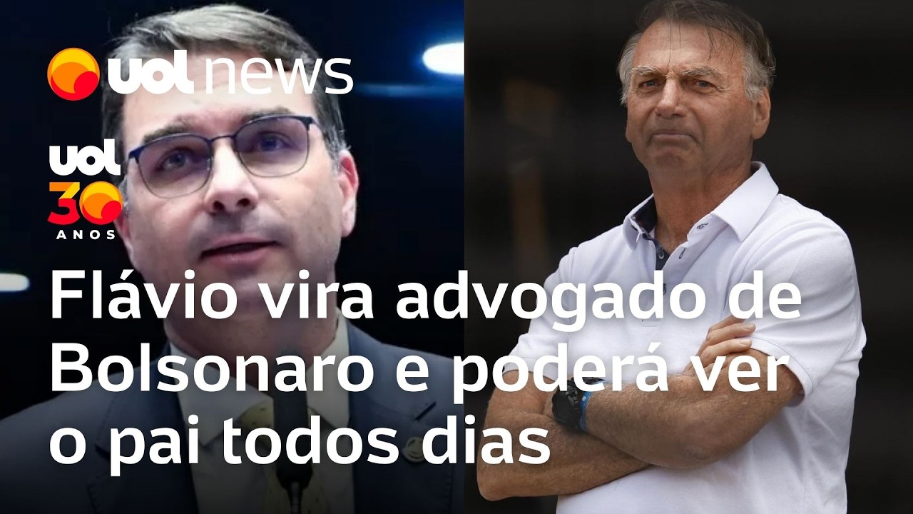 Flávio Bolsonaro vira advogado do pai e poderá vê-lo todos os dias na Papudinha