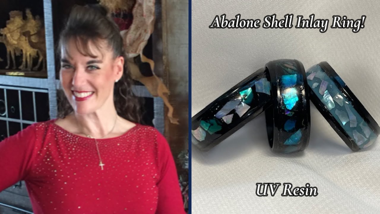 #145 How To Make UV Resin Abalone Shell Inlay Rings - 2 Methods In 20 Minutes!