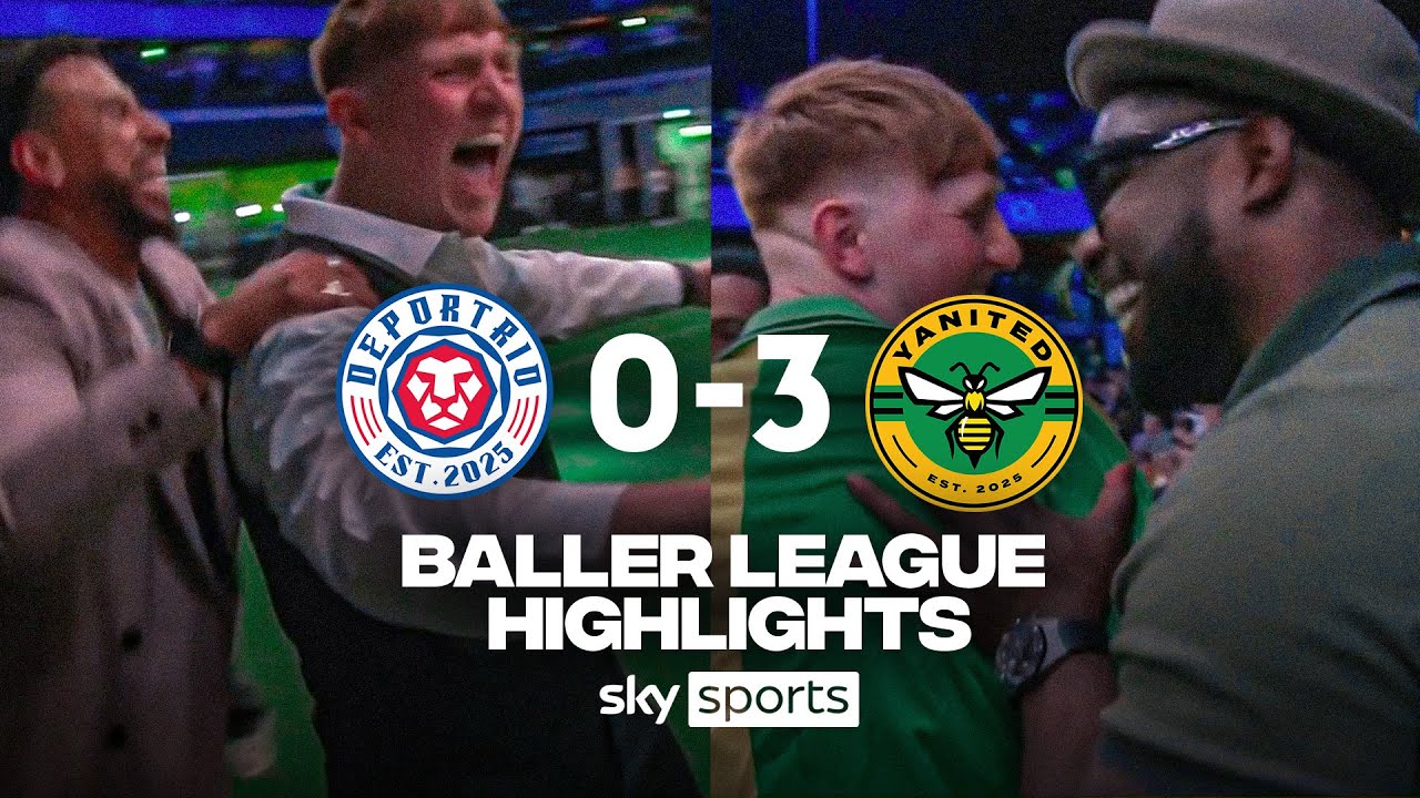 Angry Ginge&rsquo;s Yanited go top 🔝 | Deportrio 0-3 Yanited | Baller League highlights