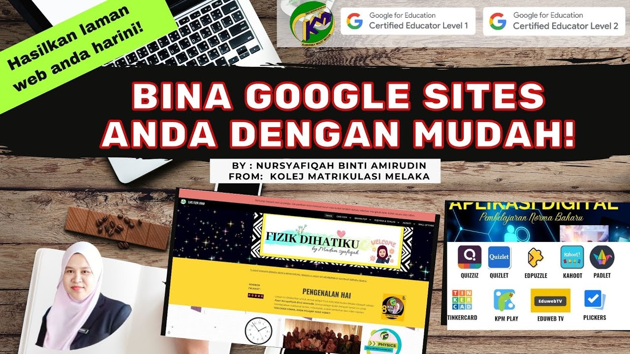 FULL TUTORIAL : Cara Membina GOOGLE SITES Dengan Mudah, Menarik dan Tertarik.