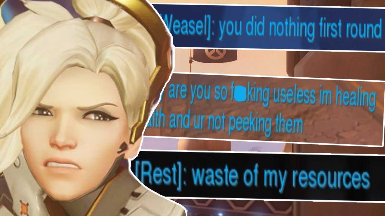 i had a TOXIC mercy in my game...