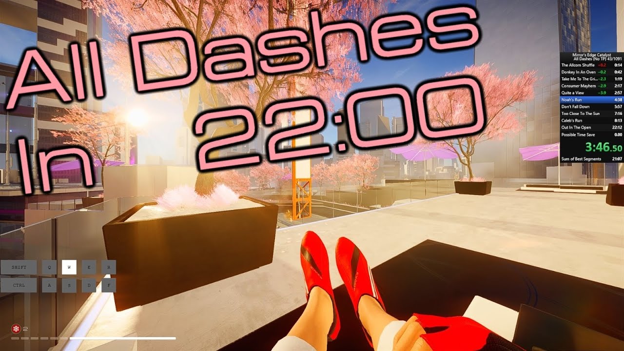 All Dashes Speedrun in 22:00 - Mirror's Edge Catalyst
