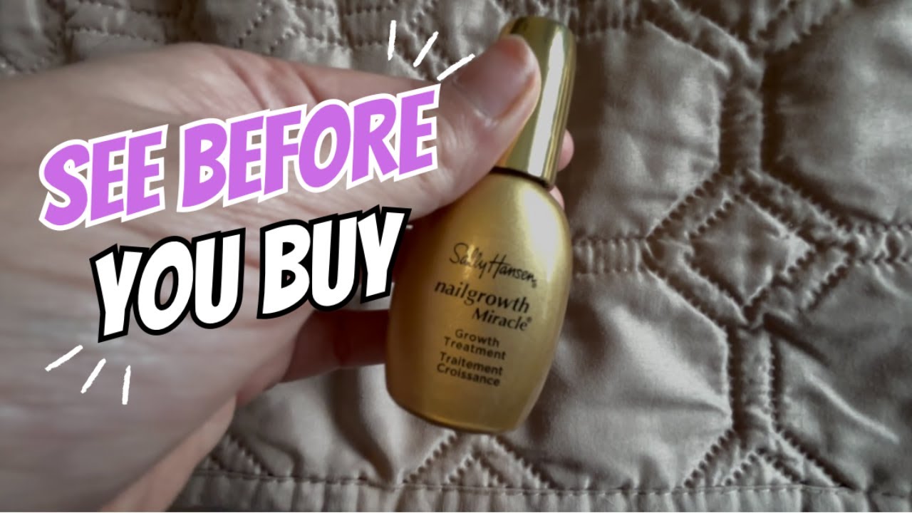 Sally Hansen Miracle Growth Nail Treatment Review | What To Know BEFORE You Buy #amazoninfluencer