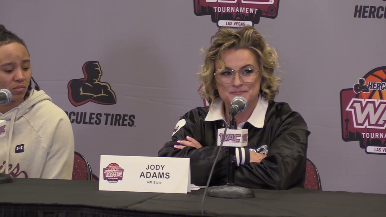 NM State Women's WAC Tournament end game press conference