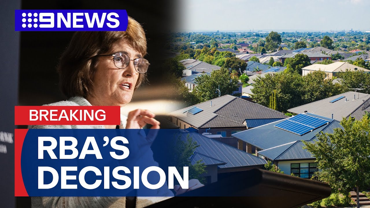 BREAKING: RBA delivers final rates decision of the year | 9 News Australia
