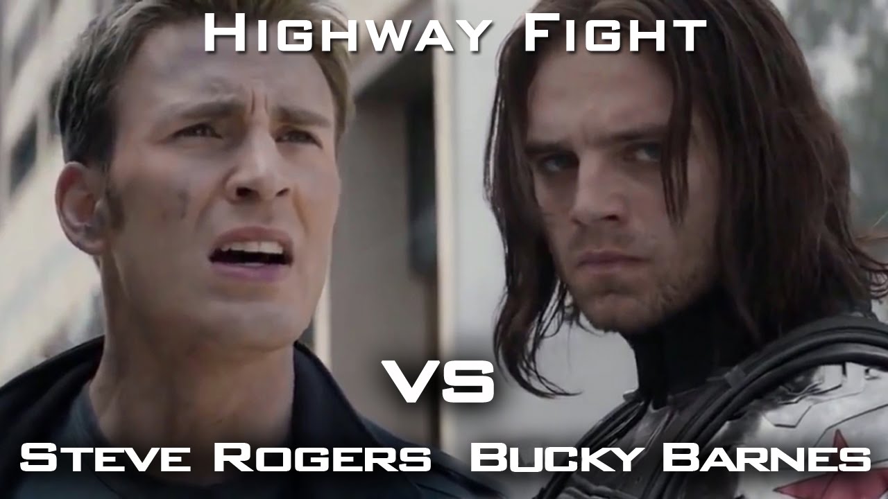Epic Music: Captain America vs Bucky Barnes Highway Fight [HD] (Skyworld)