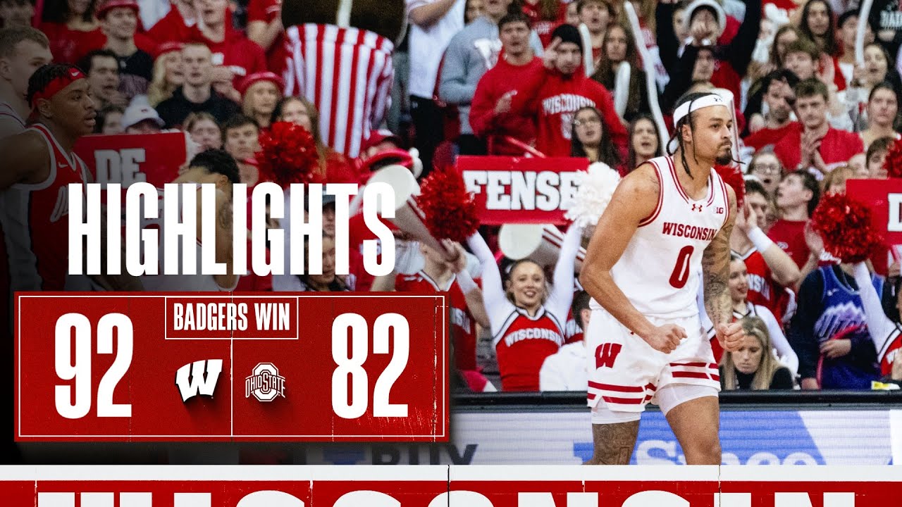 Highlights vs Ohio State || Wisconsin Basketball || Jan. 31, 2026