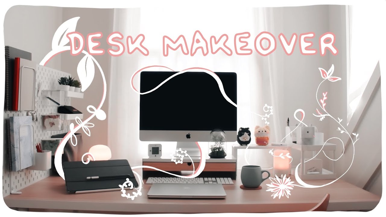desk makeover + mini muji unboxing august 2021