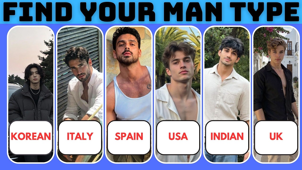 What's Your Ideal Man Type | Aesthetic Fun Personality Quiz | @quizzirl