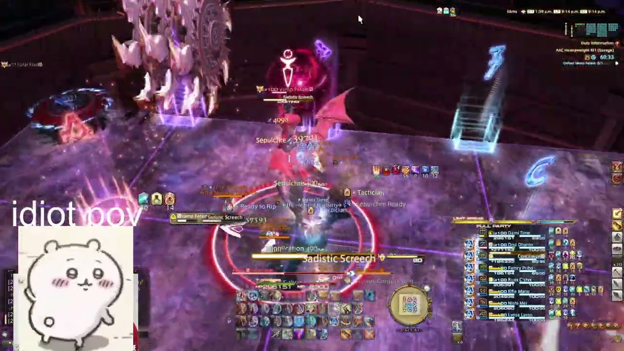 FFXIV | M9S Clear | Day 1 Blind Prog (PLD)