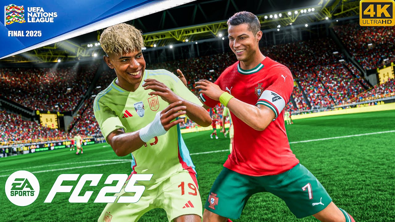 FC 25 - Portugal Vs Spain - Ft. Ronaldo,Yamal |UEFA Nations League A 2025 Final | [4K60]