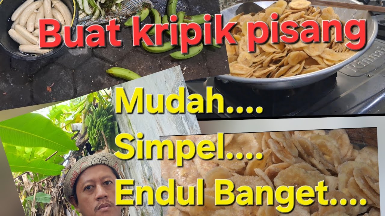 Buat keripik Pisang ( mudah, simpel, endul) @RezaTriwahyono 