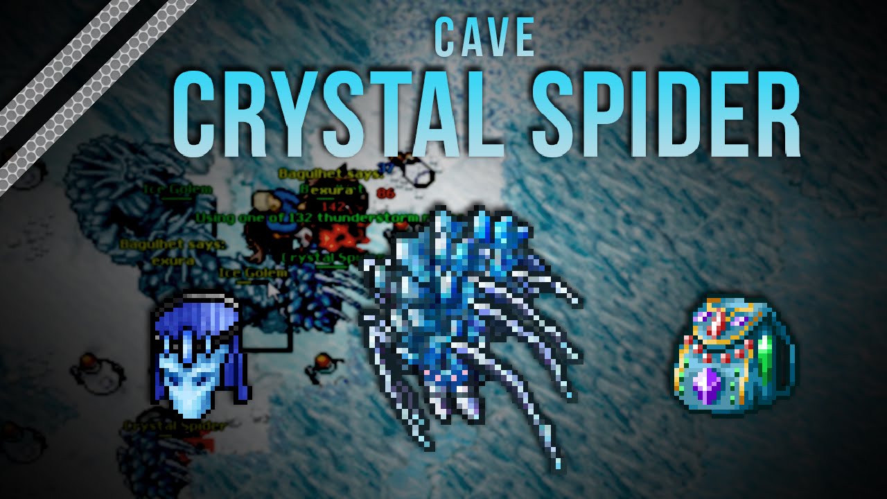 |Tibia| - MELHOR HUNT DE CRYSTAL SPIDER 2021  - OTIMO LOOT E XP