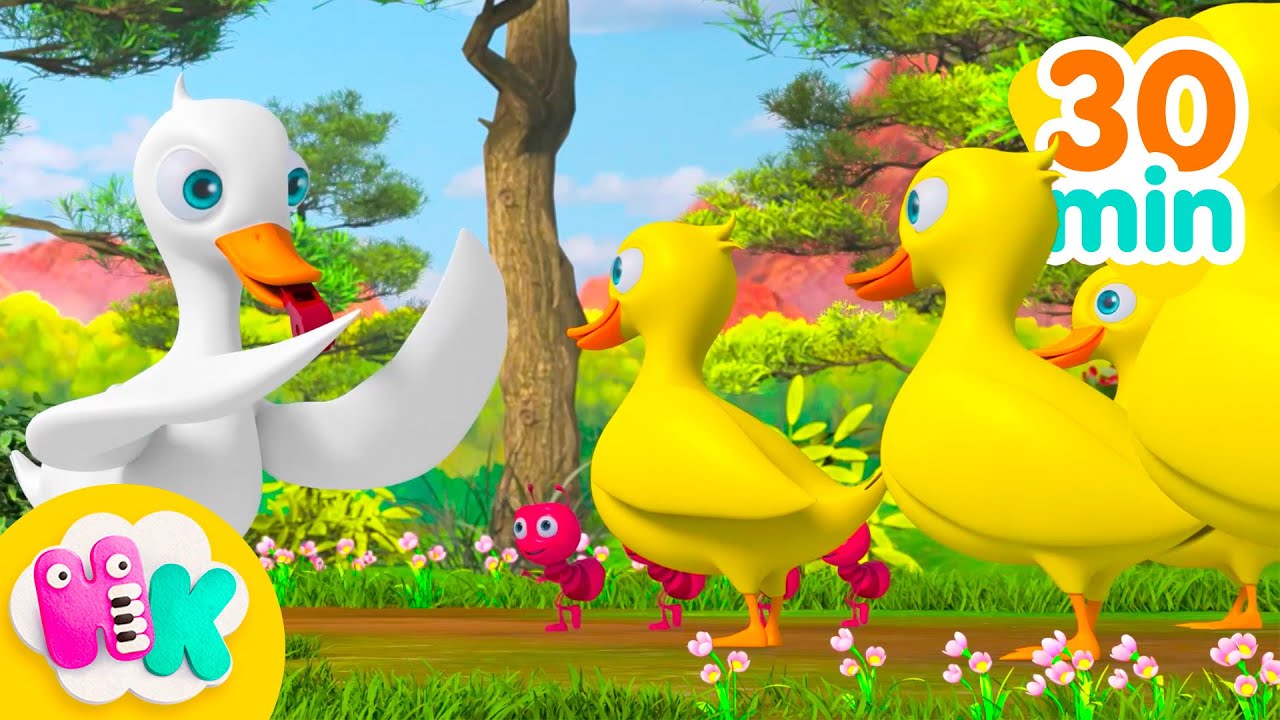 Gansos Marcham pra Água 🪿 Música Infantil | HeyKids em Português