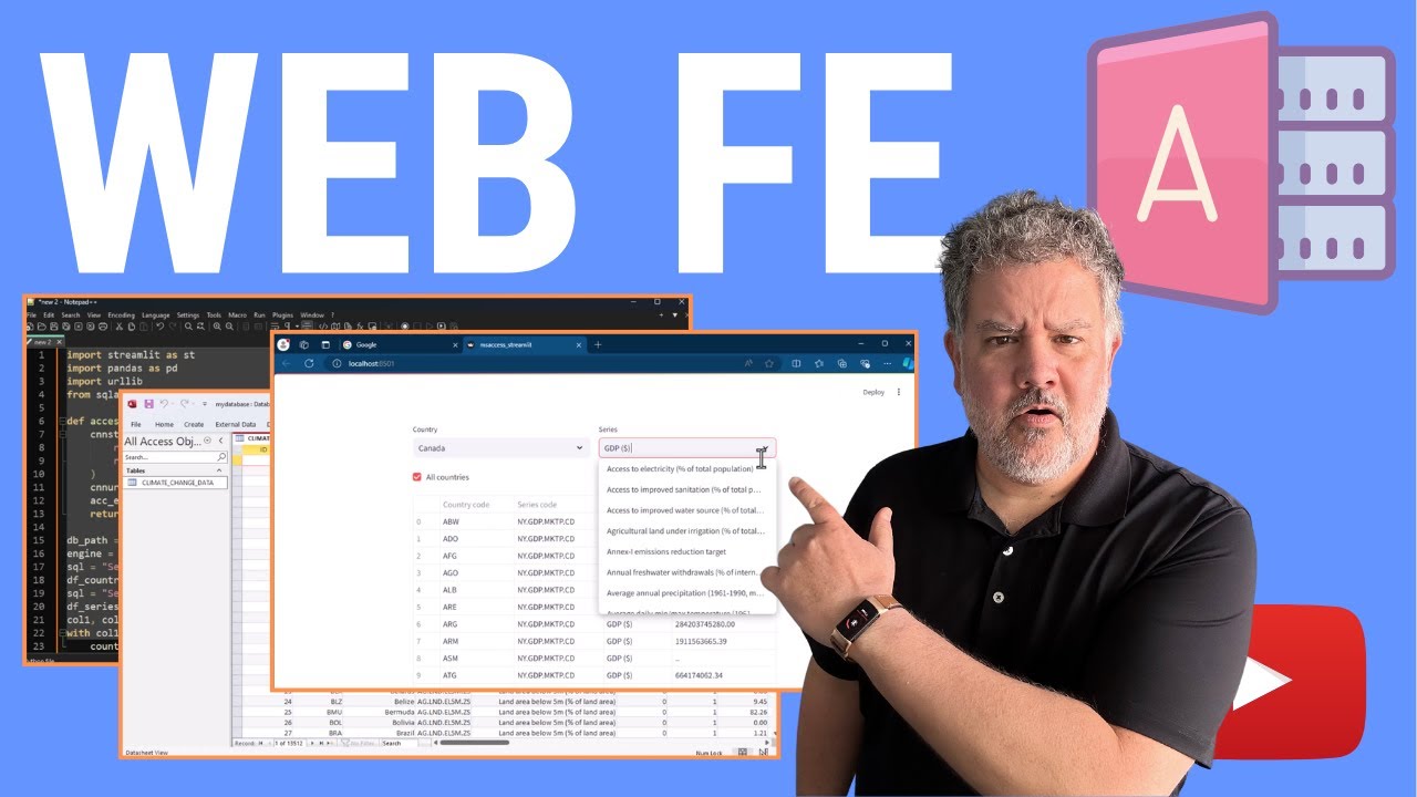 How to Use Streamlit with Microsoft Access