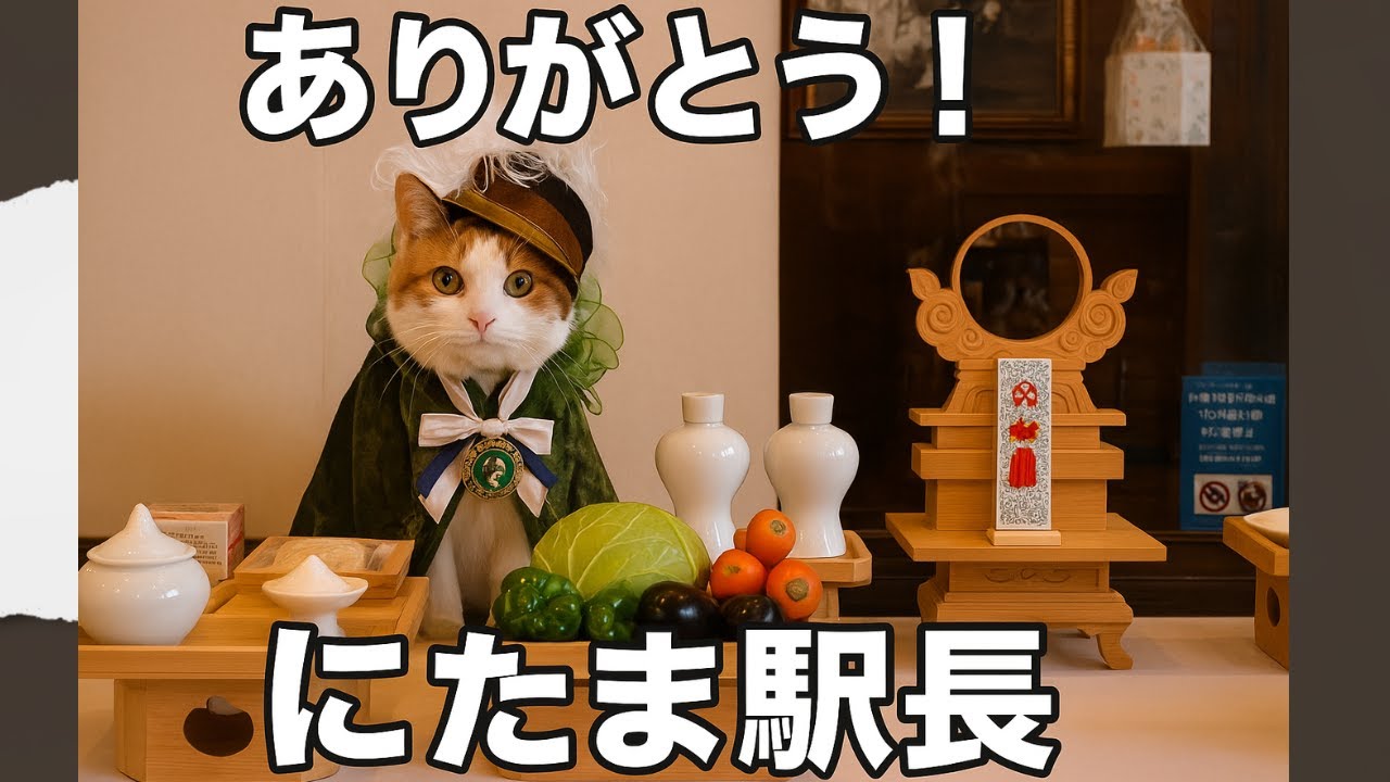【ありがとう‼にたま駅長】12月13日に行われた社葬の様子をお届けします。在りし日のにたま駅長を....