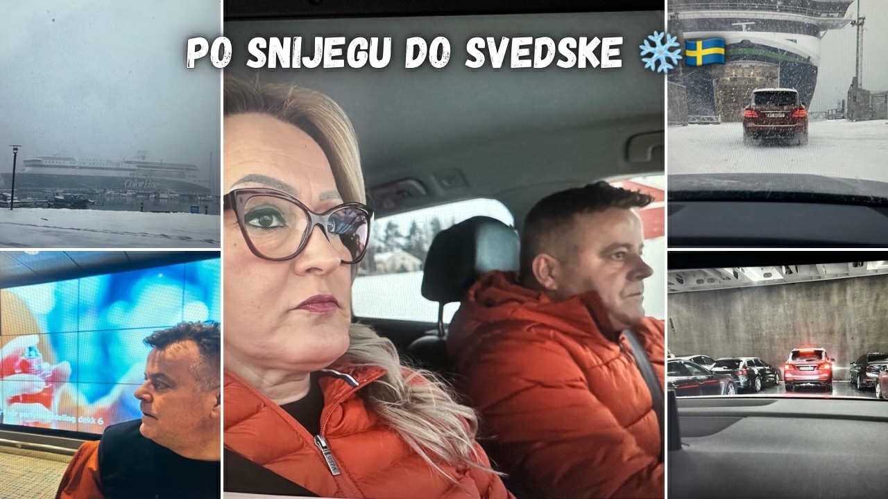 NI SNIJEG NAS NIJE SPRIJECIO DA ODEMO DO SVEDSKE
