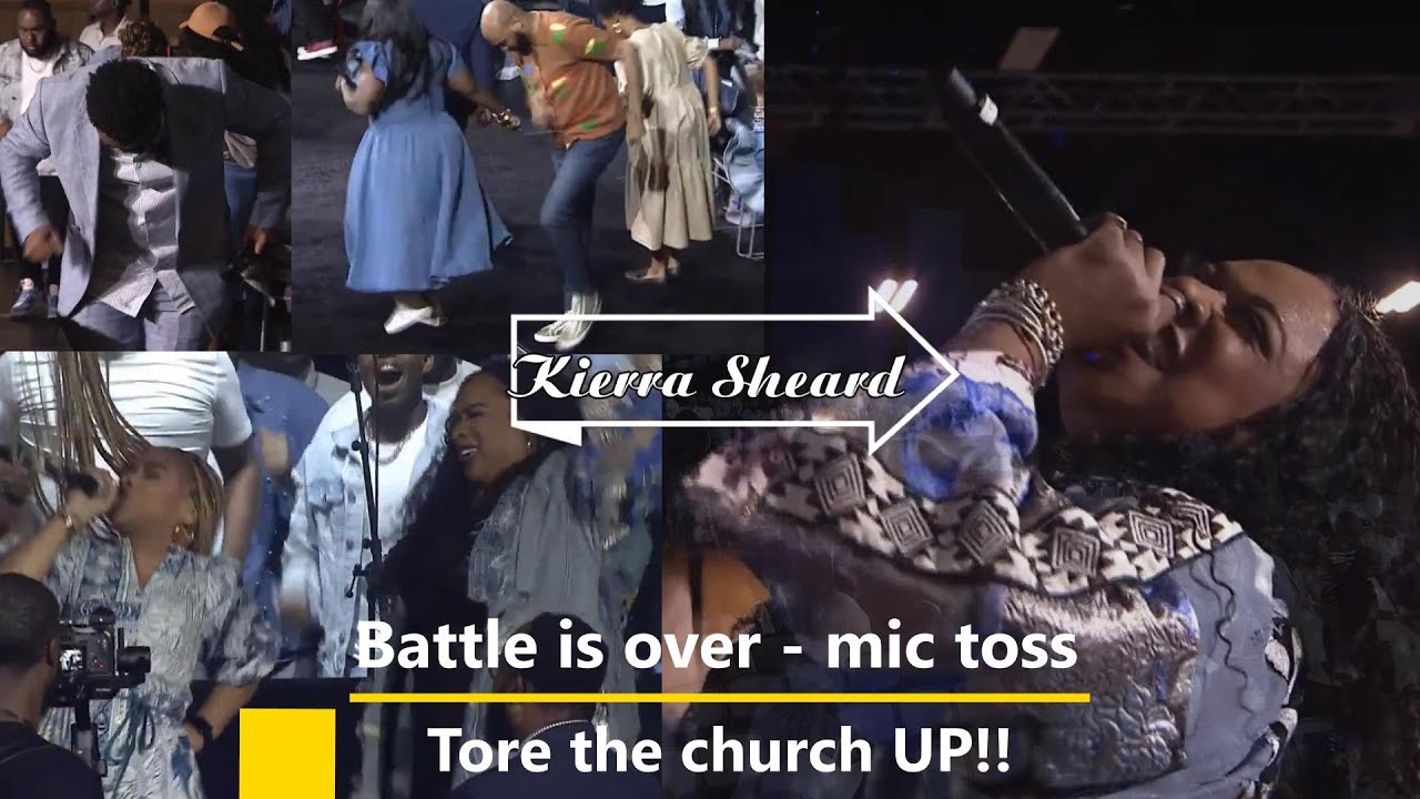 When the Battle is Over Mic toss w/Kierra Sheard - Praise Break