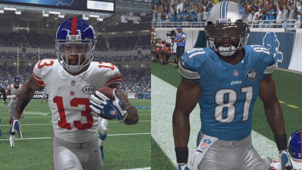 ODELL BECKHAM JR VS CALVIN JOHNSON!! MADDEN 16 PVP #30