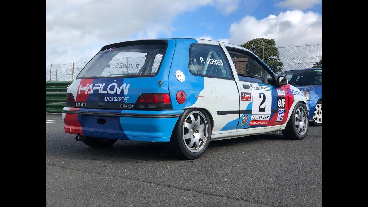 Renault Clio 172 Cup & 1991 Harlow Motorsport Elf Renault Clio UK Racer - Mallory Park