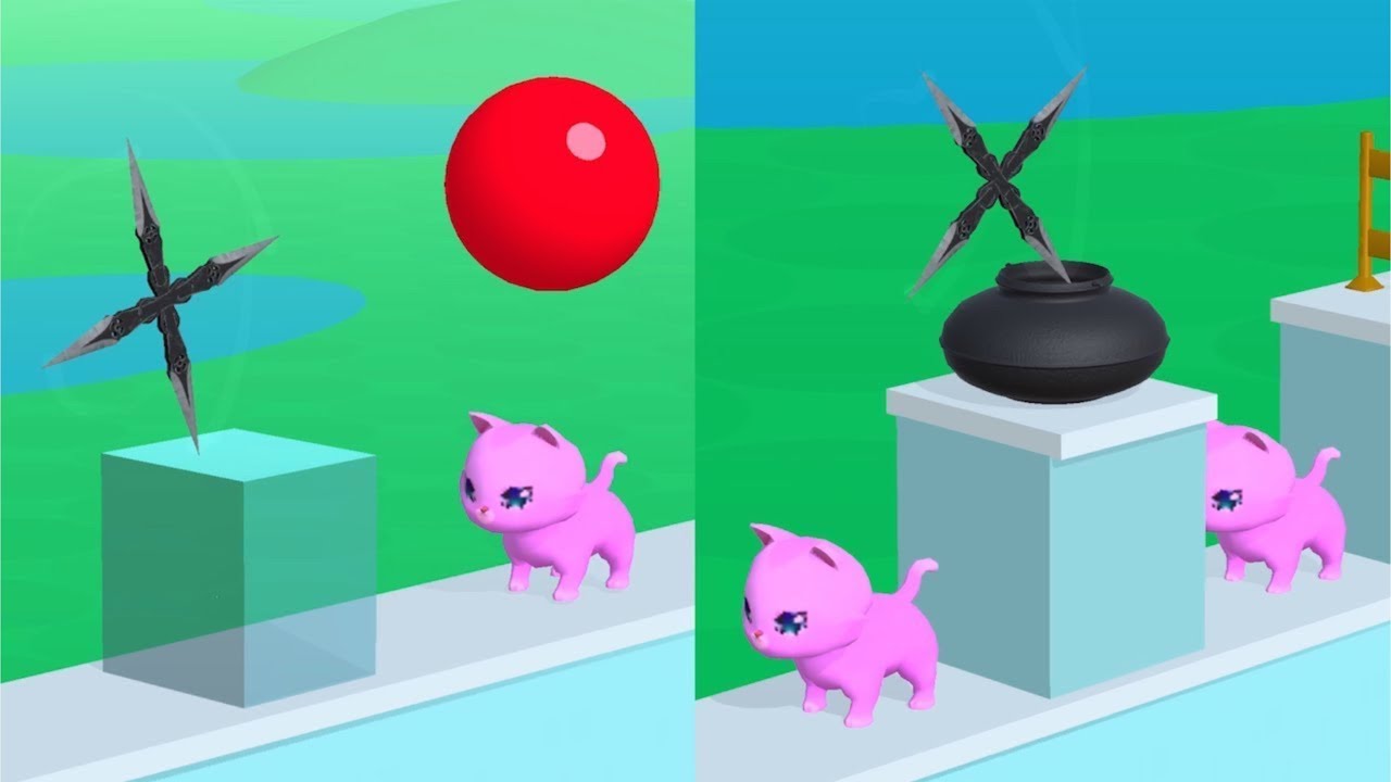 Dont Slice The Cats - Very Satisfying And Relaxing ASMR Slicing Game