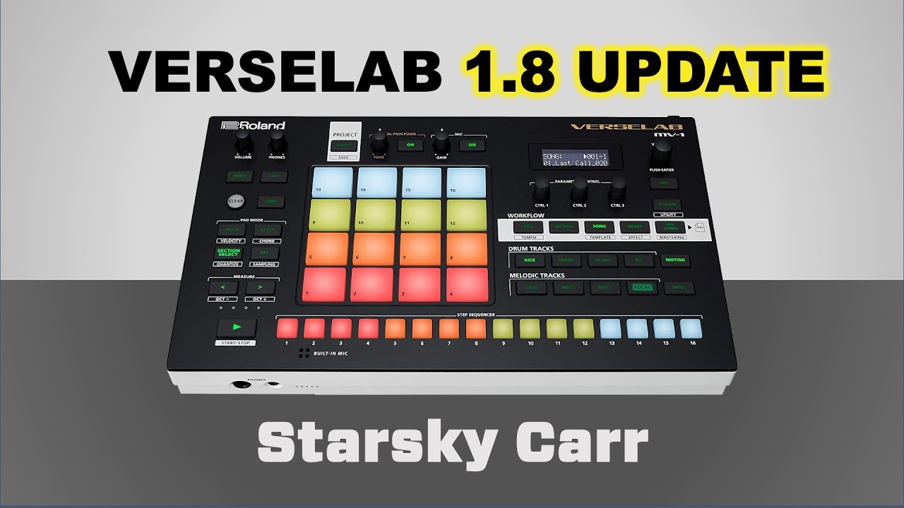MV-1 VERSELAB UPDATE 1.8