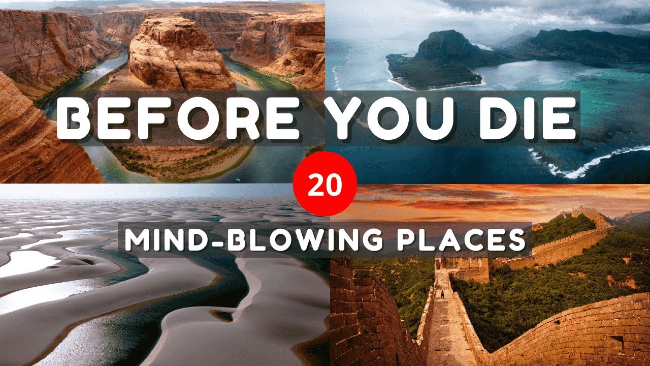WONDERS OF THE WORLD 🌏 | 20 Places To See Before You Die - Travel Video