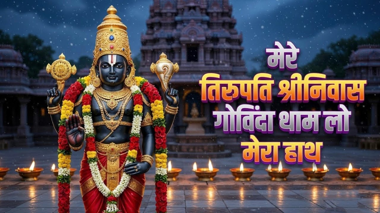 Hindi Balaji Bhajan |  मेरे तिरुपति श्रीनिवास गोविंदा थाम लो मेरा हाथ | Tirumala Tirupati Bhajan 