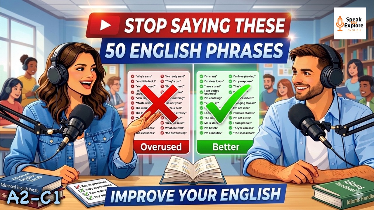 Stop Saying These 50 English Phrases! | ESL Learning English Podcast | Common Mistakes Tourists Make