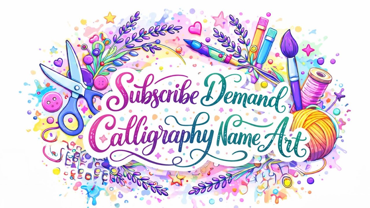 Calligraphy Name Art ❤️🫶🏻 / Comment You'r Name ❤️🎉🧿