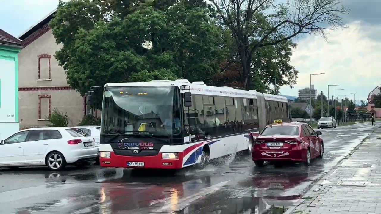Zostrih MHD v Spišskej Novej Vsi (SOR, Iveco + BONUS), 25.07.2025, 4K HDR