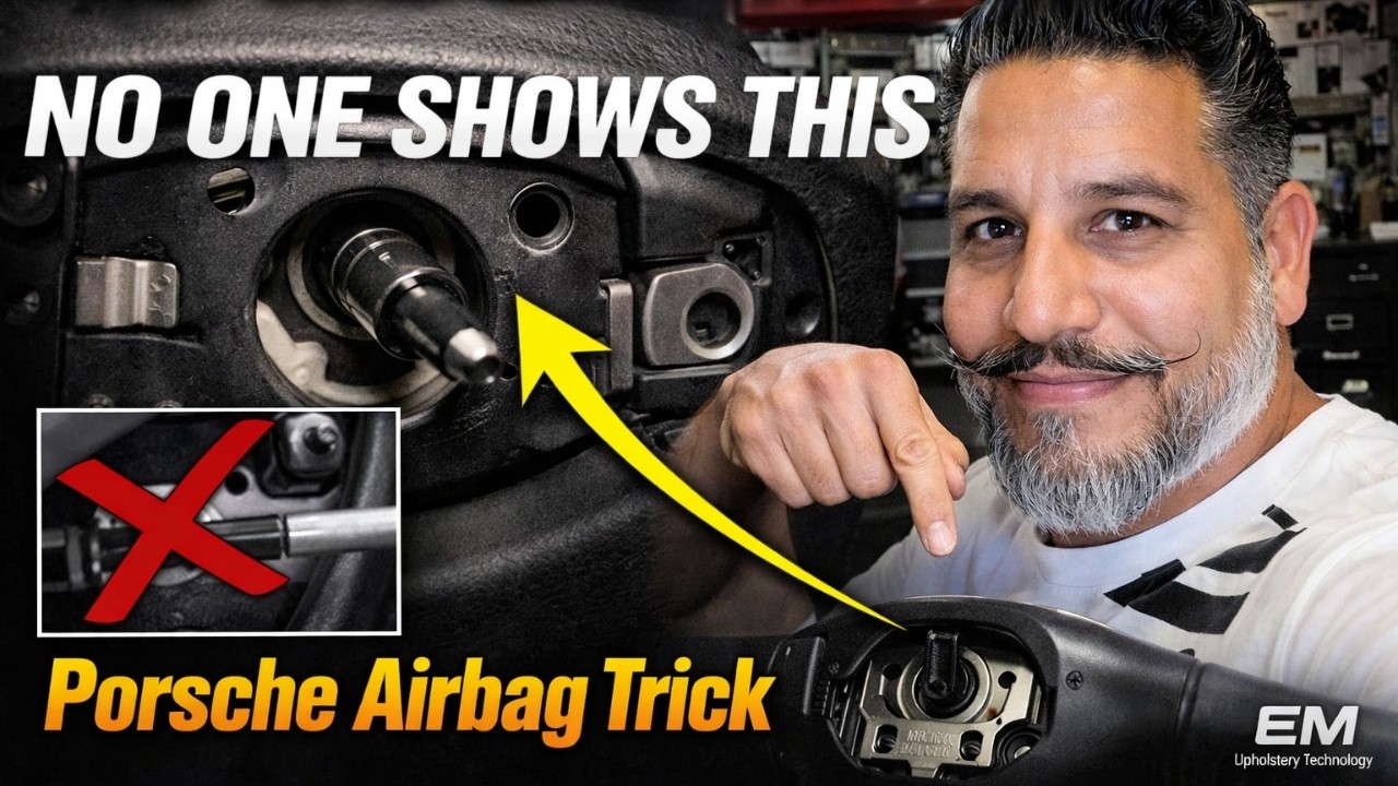How to Remove a Porsche Steering Wheel & Airbag (The Right Way — No Dealer Needed)