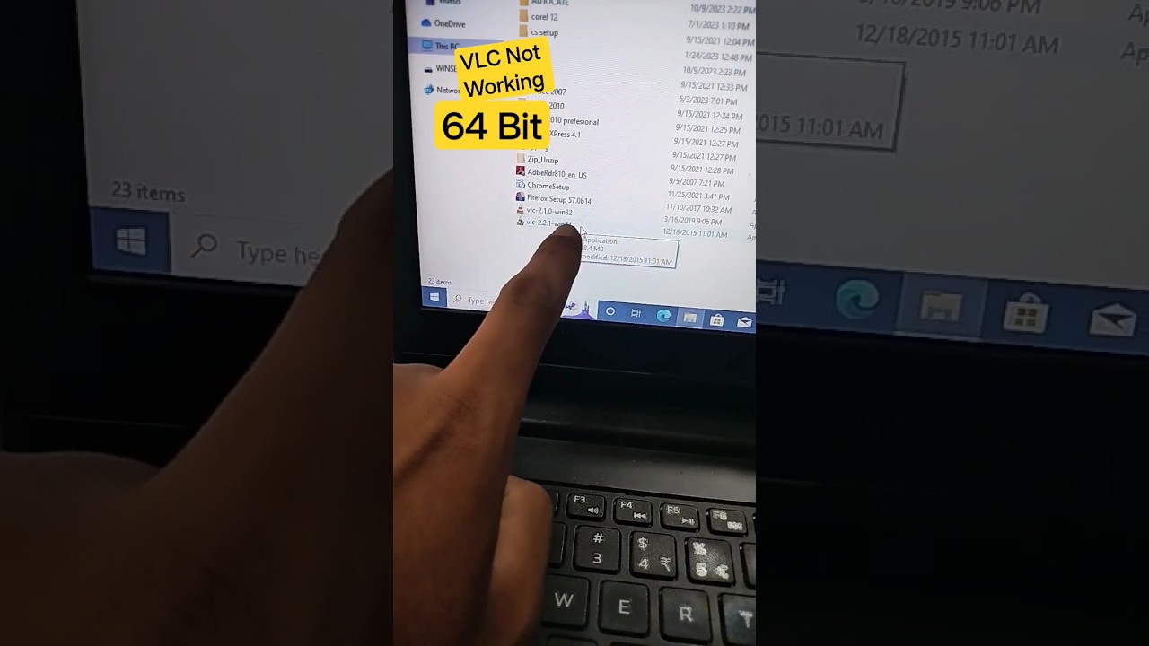 VLC 64 Bit Not Working Problem | VLC Media Player Reinstall Properly#macnitesh#2023shorts#virulshort