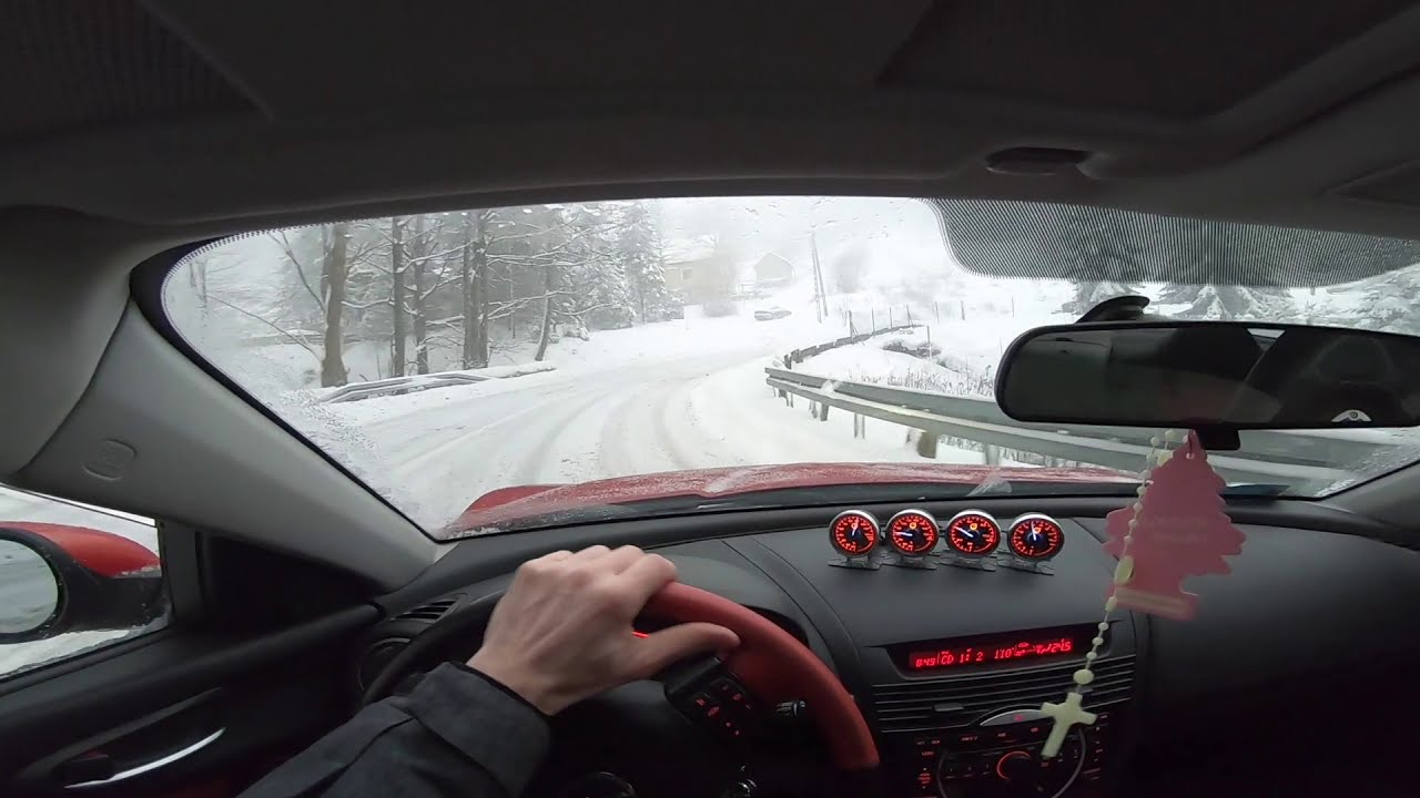 Mazda RX8  snow fun